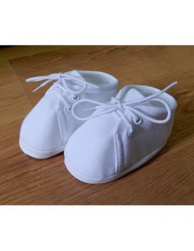 Topánky kojenecké BCH10 white biela hladké veľ.09