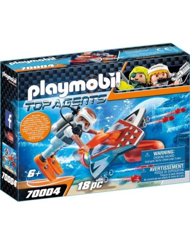 Playmobil 70004 - Top Agents Spy Team Underwater Wing