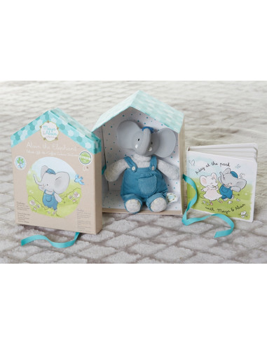 Meiya&Alvin darčekový set DELUXE knižka + hračka - sloník Alvin