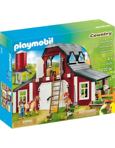 Playmobil 9315 - Country Barn With Silo